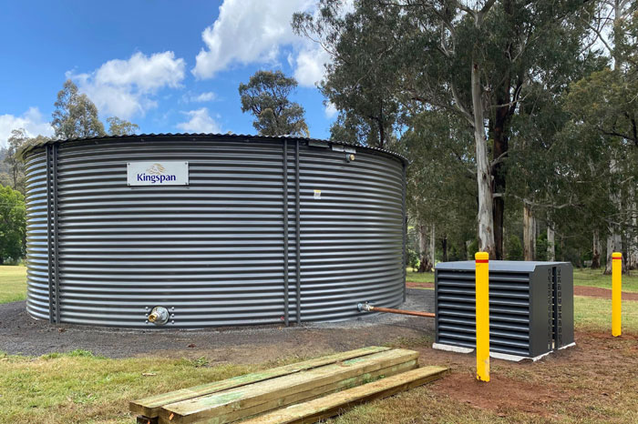 Kingspan Rhino Water Tank for Fire Mitigation System